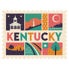 Kentucky Postage Stamp
