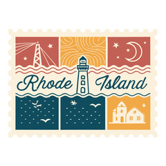 Rhode Island Postage Stamp © Georgi