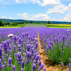 Fototapeta premium lavender field in provence
