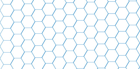 Abstract hexagon white background with shadow .white background Futuristic blue neon honeycombs. Modern technology design. Vector illustration.	
