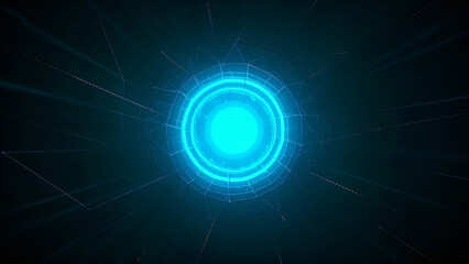 Fototapeta premium abstract background with glowing circles