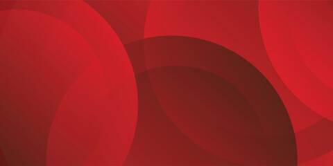 Abstract red background with circles. Applicable for gift cards, Posters on wall posters, EPS 10
