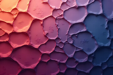 Obraz premium Abstract texture pattern digital art colorful background smooth surface close-up design concept
