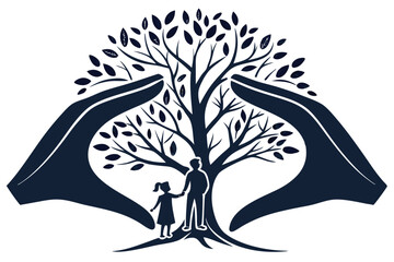 vector tree silhouette