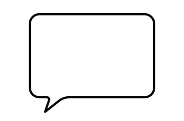 今っぽいシンプルなふきだしのイラスト素材　吹き出し　フレーム　枠　フキダシ　セリフ　話す　コメント