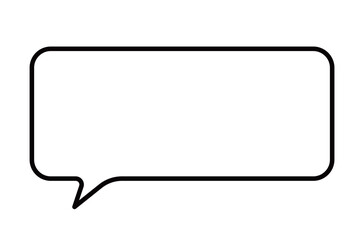 今っぽいシンプルなふきだしのイラスト素材　吹き出し　フレーム　枠　フキダシ　セリフ　話す　コメント