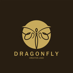 Dragonfly illustration icon
