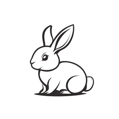 vector illustration of a rabbit