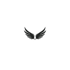 Wings icon logo flat vector design