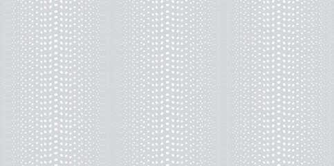 Dotted pattern texture, circle polkadot background. Wavy ripple white texture. Artistic wavy grey abstract seamless pattern