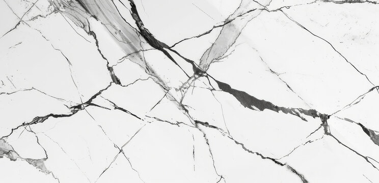 Elegant white marble texture with black veining showcasing a luxurious and sophisticated design ideal for high end interiors featuring a detailed close up view of