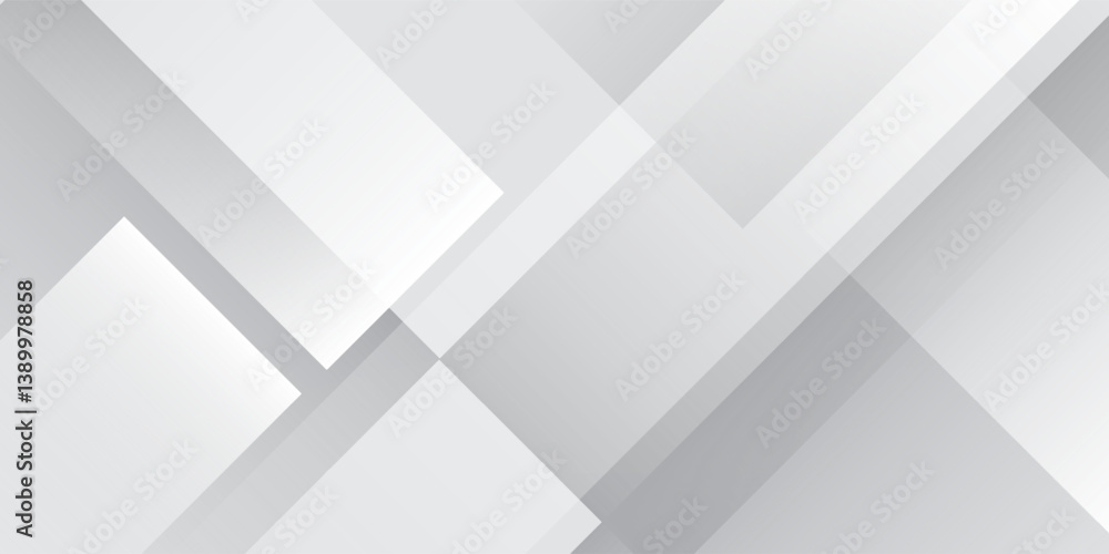 Poster abstract white gradient background. dynamic shapes composition. vector illustration