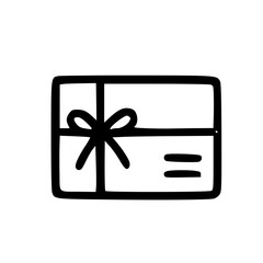 Simple Gift Card Icon