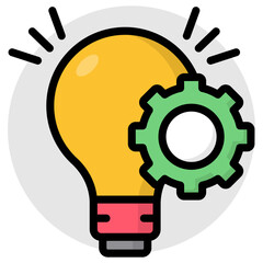 Premium download icon of idea generation 