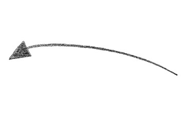 Arrow hand drawing sketch doodle scribble thin element