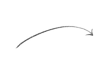 Arrow hand drawing sketch doodle scribble thin element