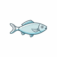 fish on a white background