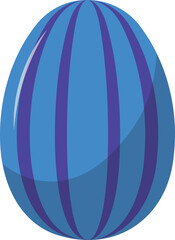 Obraz premium Easter egg isolated on a white background. Clipping path included