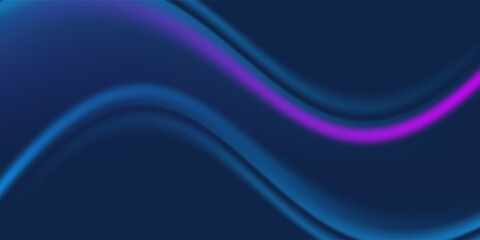 Fototapeta premium Attract Blue Line Movement, Abstract Wave Line, Light Technology Background, eps 10