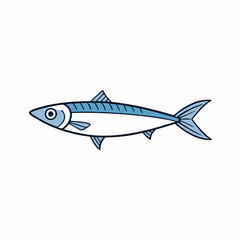 fish on a white background