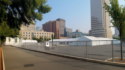 Discover Flexible Temporary Event Parking Paddock Featuring Lush Grass Lot for Effortless Urban Venue Solutions