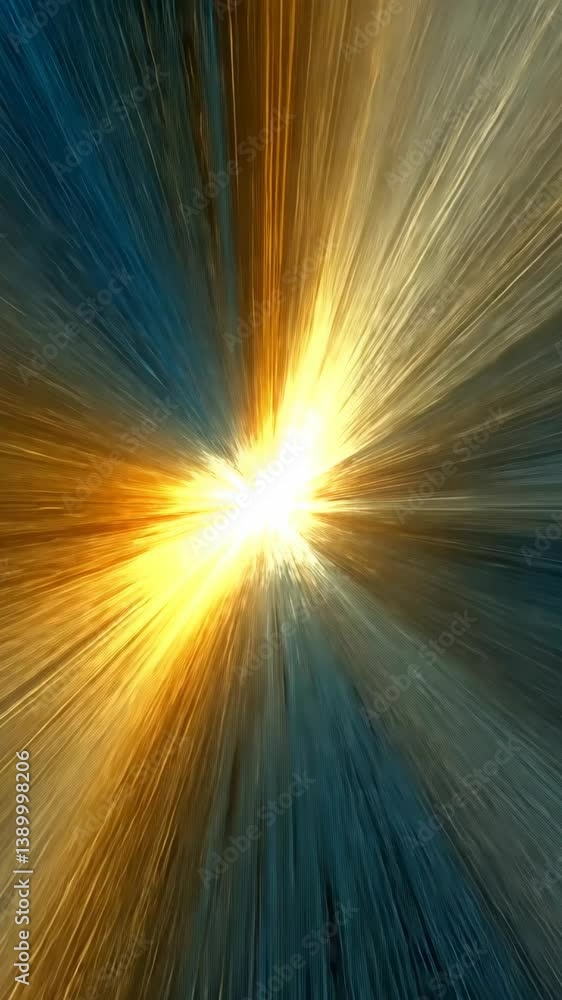 Aufkleber dynamic burst of light and color showcasing vibrant energy and movement in abstract artistic form