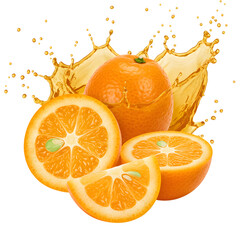 Fresh Kumquat with Splash Effect1