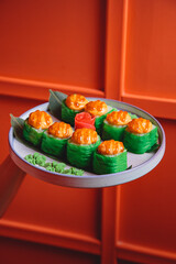 Fresh and delicious sushi with interesting toppings