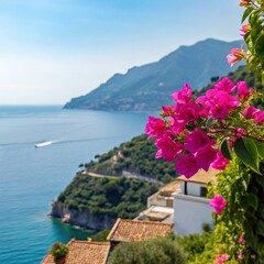 Coastal Paradise A Blooming Oasis on the Amalfi Coast