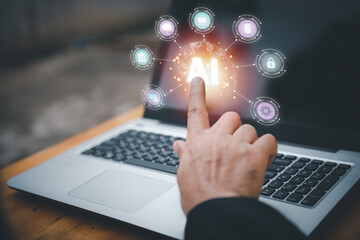 Digital transformation technology strategy, IoT, internet of things. transformation of ideas and...