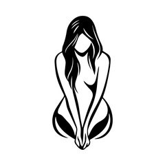 silhouette of a woman