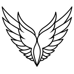 Obraz premium bird wings vector