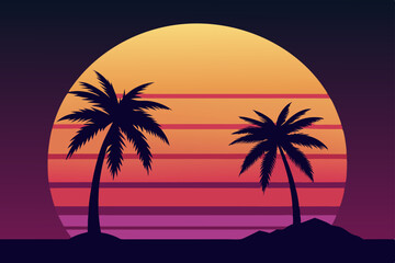 palm tree on the beach