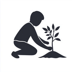 Child planting a tree on World Environment Day  