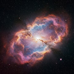 Nebulosa de nuvem de galáxia espacial colorida. Cosmos de noite estrelada. Ciência do universo astronomia