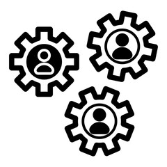 Teamwork solid black