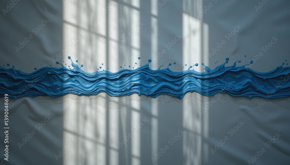 Poster water splashing action indoor environment abstract image soft lighting dynamic movement concept for 