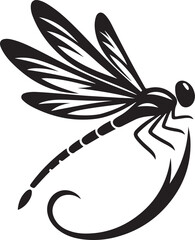 Dragonfly logo vector