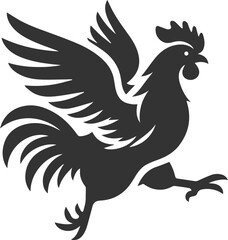 Hen silhouette vector