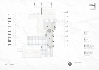 architectural plan blueprint