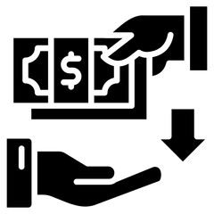 Appreciation glyph icon