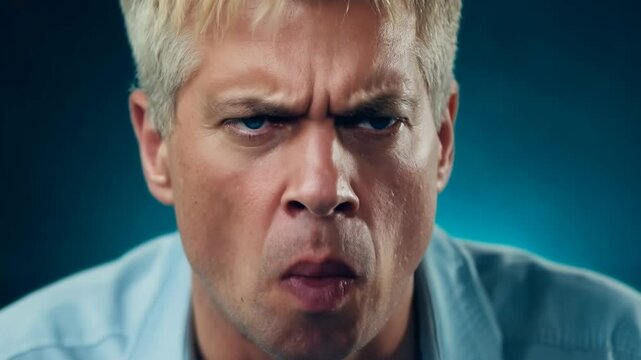 The outraged blonde gets angry