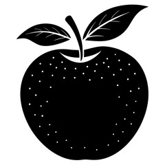 vector illustration of an apple