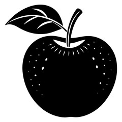 vector illustration of an apple
