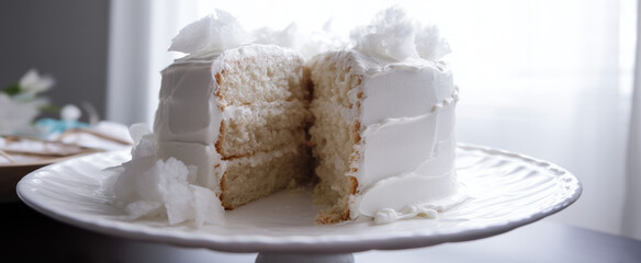 white chocolate cake