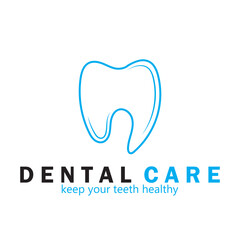 Obraz premium Dental logo Template vector illustration