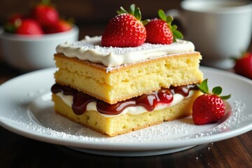 Classic Italian dessert, layers of coffee-soaked ladyfingers and mascarpone cream , texture, confectionery