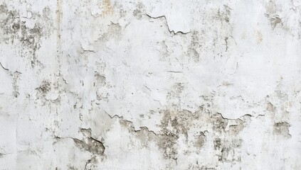 Fototapeta premium Weathered White Painted Wall Texture