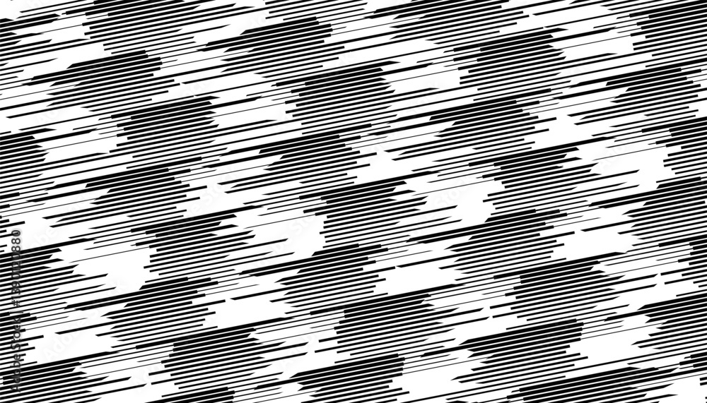 Poster black and white abstract lines pattern for sporty background. easily resized and recoloured at your 