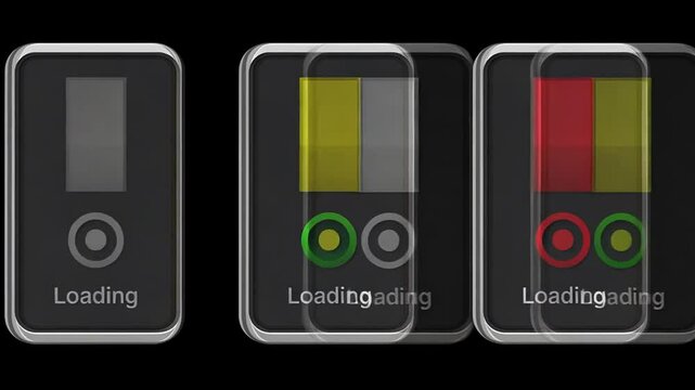 Progress Loading Icons for Digital Interfaces and Applications Generative AI